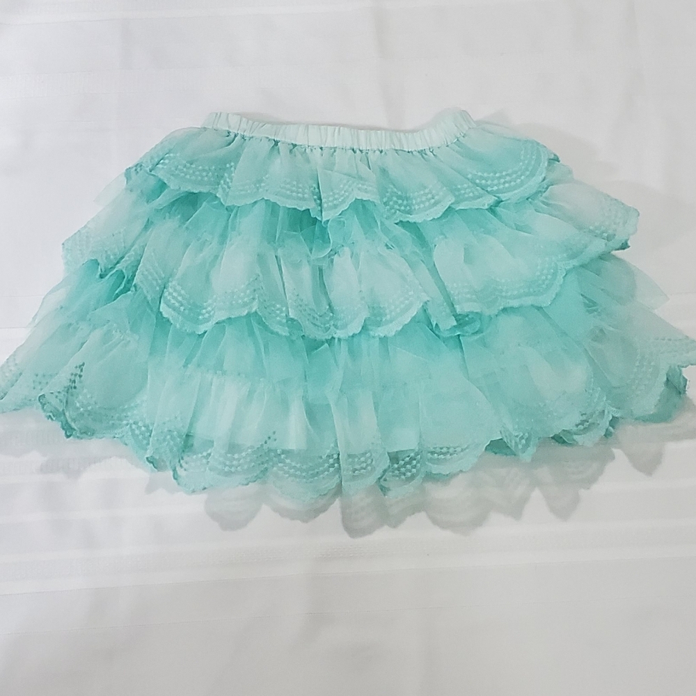 Matilda Jane Tutu Aqua Teal Layered Girls Skirt